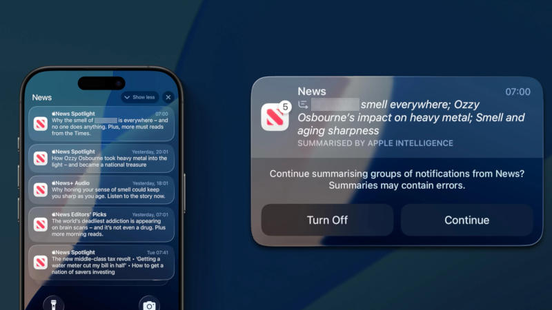 Apple вернула Apple Intelligence-сводки новостей в iOS 26 — теперь с предупреждением и опцией отказа