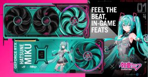 Сине-зелёный флагман: ASUS показала лимитированную ROG RTX 5080 Hatsune Miku Edition – продажи с 30 августа