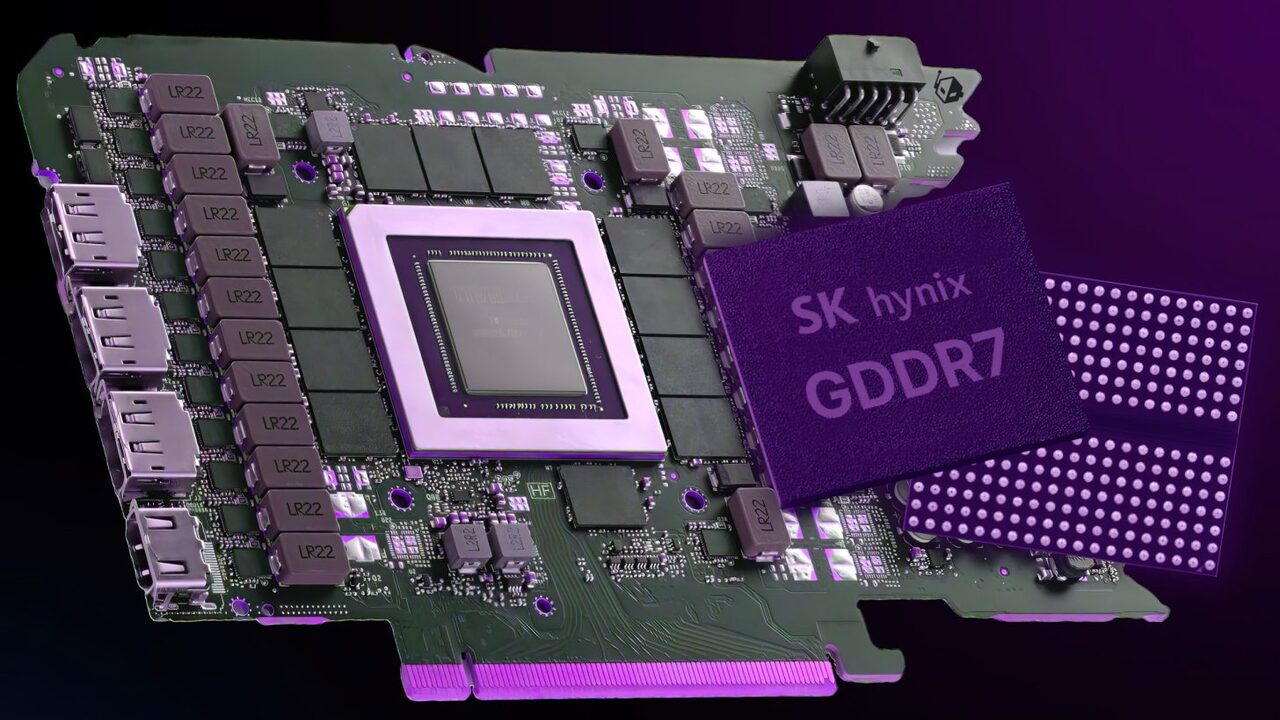 SK hynix представила 24-гигабитные чипы GDDR7: на 50% больше VRAM для будущих видеокарт