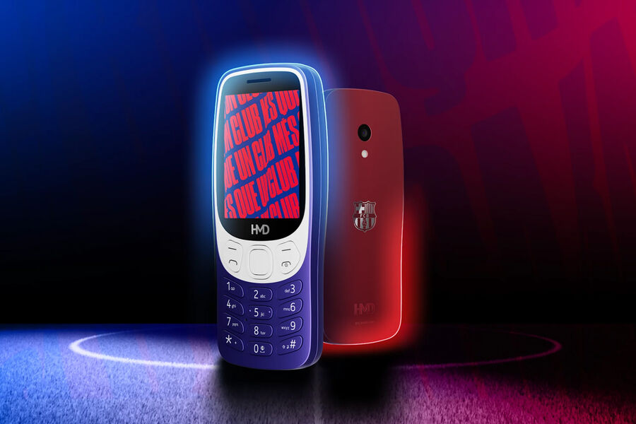 HMD представила лимитированный телефон Barca 3210 — возвращение Nokia 3210 в цветах «Барселоны» с 4G и ИИ-ассистентом