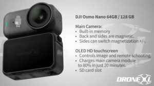 DJI готовит модульную экшн-камеру Osmo Nano: анонс ожидается 10 сентября
