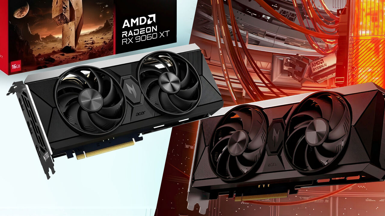 Acer представила Radeon RX 9060 XT Nitro OC: 16 ГБ GDDR6 и частота Boost 3,32 ГГц в компактном корпусе