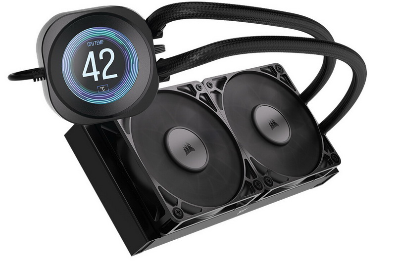 Corsair представила СЖО Nautilus RS LCD: экраны IPS, радиаторы 240/360 мм и цена от $139