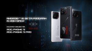 Asus открыла бета-тест Android 16 для игровых смартфонов ROG Phone 9 и 9 Pro — откат не предусмотрен