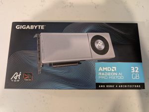 Radeon AI PRO R9700 впервые появилась в рознице: пользователь Reddit приобрёл карту за 1220 долларов