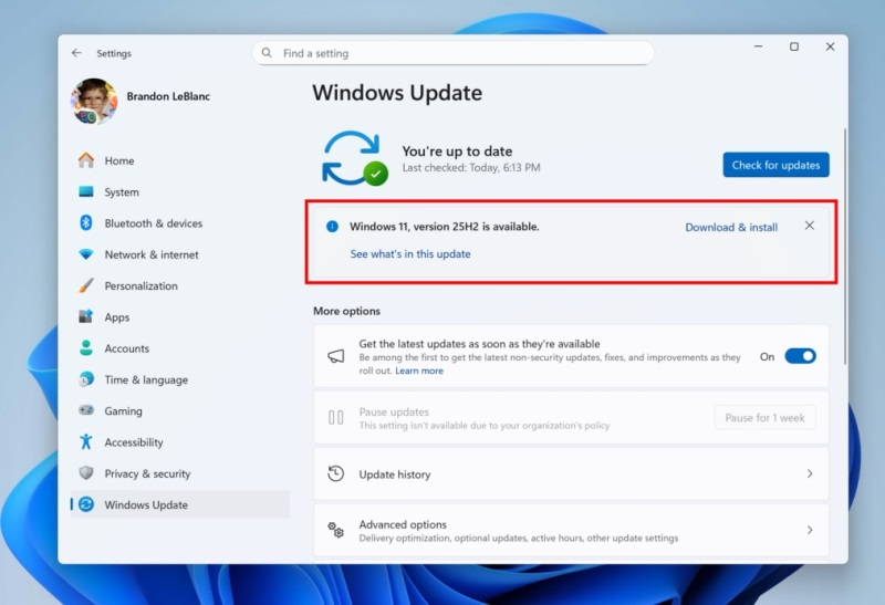 Microsoft выложила официальные ISO-образы Windows 11 25H2 — стабильный релиз ждём осенью 2025-го