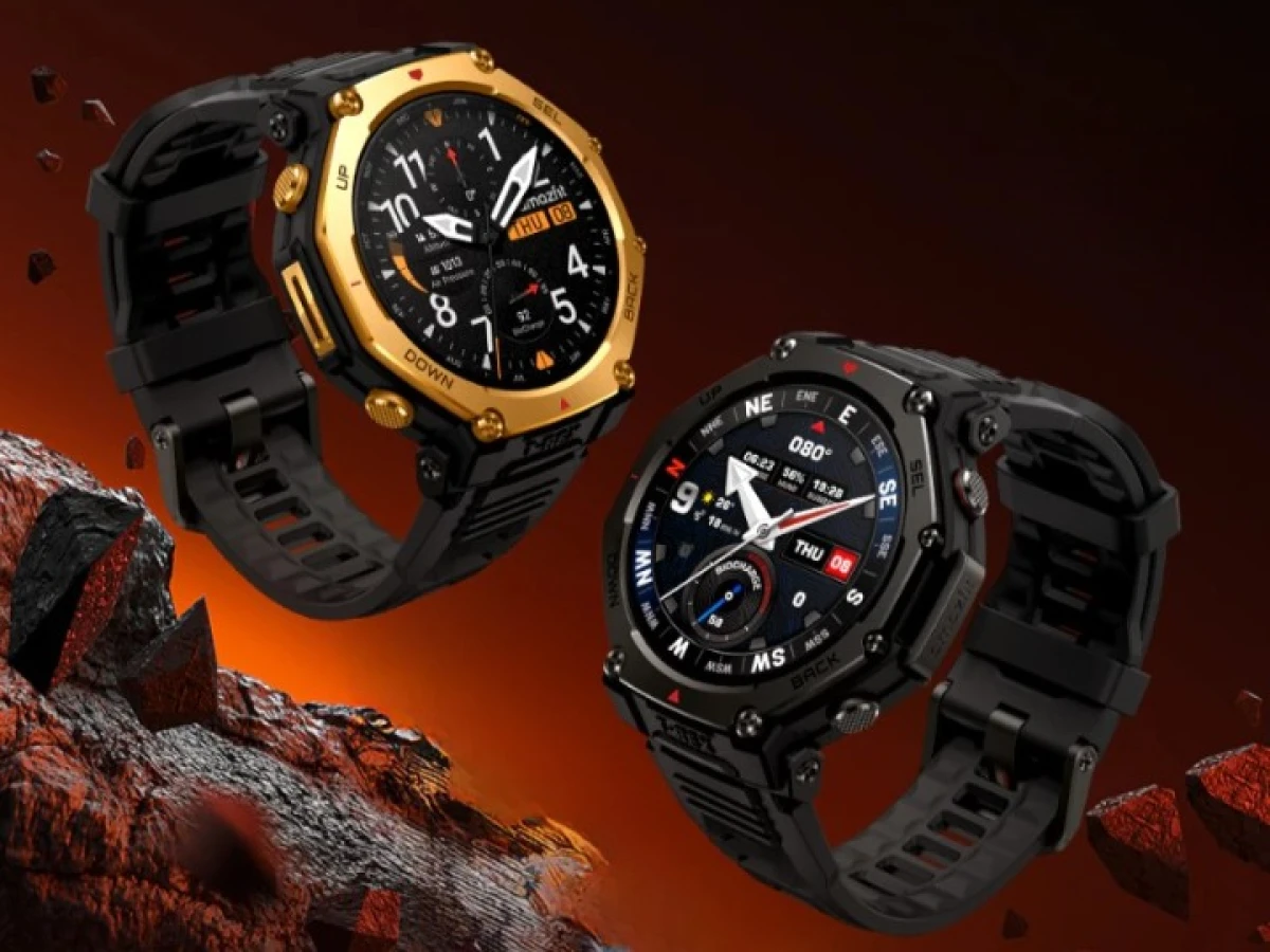 Amazfit T-Rex 3 Pro: смарт-часы в титане Grade 5, сапфировое стекло и до 26 дней работы