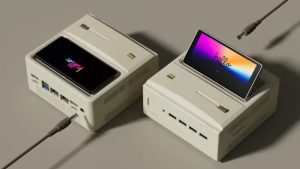 Ayaneo AM01S: мини-ПК в стиле ретро получил откидной 4-дюймовый экран и процессор Ryzen AI 9 HX370