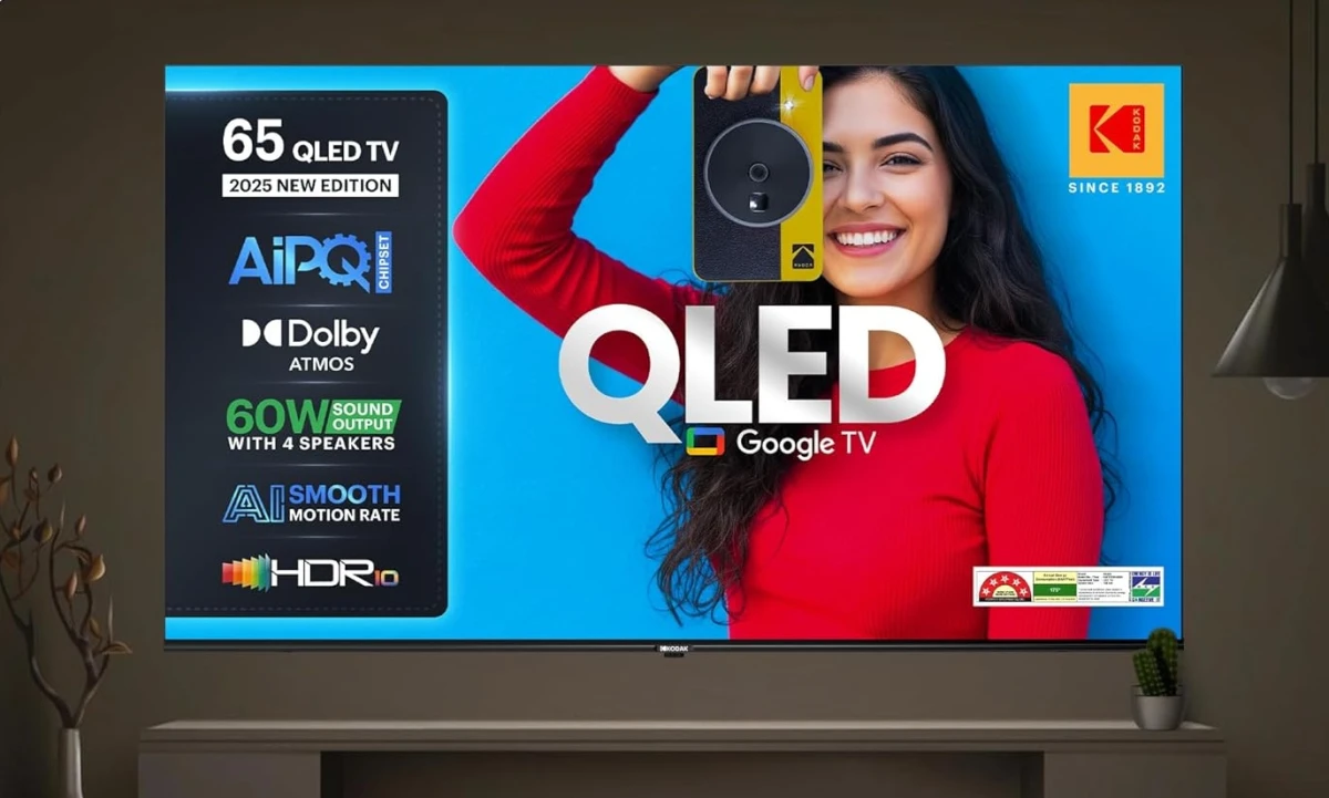 Kodak представила в Индии серию QLED-телевизоров Matrix 2025 Edition на Google TV