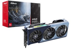 ASRock представила лимитированную Radeon RX 9070 XT в стиле Monster Hunter Wilds