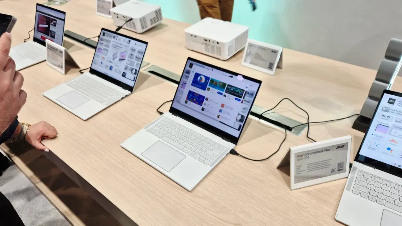 Acer показала Chromebook Plus Spin 514 — первый хромбук на MediaTek Kompanio Ultra с автономностью 17 ч