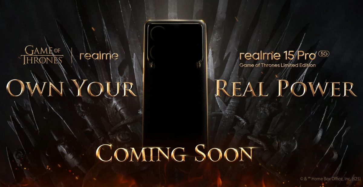Realme представила лимитированный Realme 15 Pro Game of Thrones Edition с «огненной» задней панелью