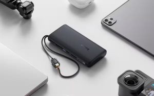 Baseus EnerFill FC41: пауэрбанк 20000 мА·ч с 100-ваттной отдачей и двумя встроенными кабелями