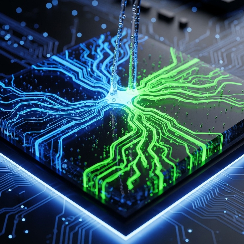 Microsoft показала микрофлюидное охлаждение с каналами в самом кремнии: теплоотвод в 3 раза лучше