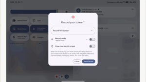 Android получит расширенную запись экрана для планшетов и ПК с новой панелью инструментов и горячими клавишами