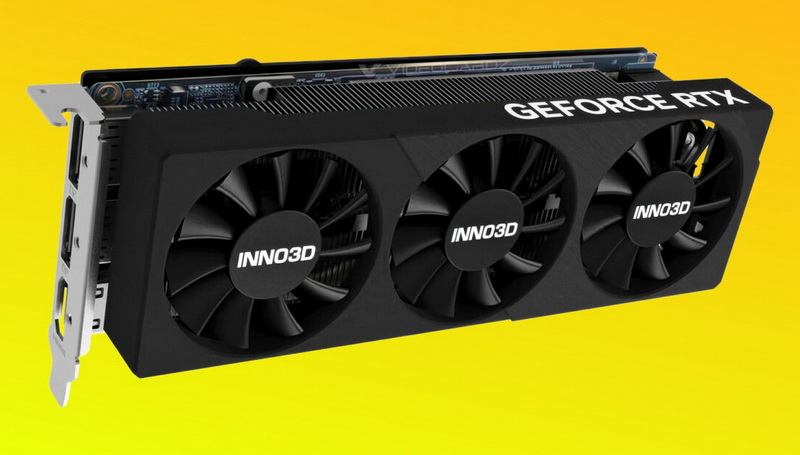 Компактная Inno3D GeForce RTX 5060 LP: низкопрофильная новинка на Blackwell с тремя вентиляторами