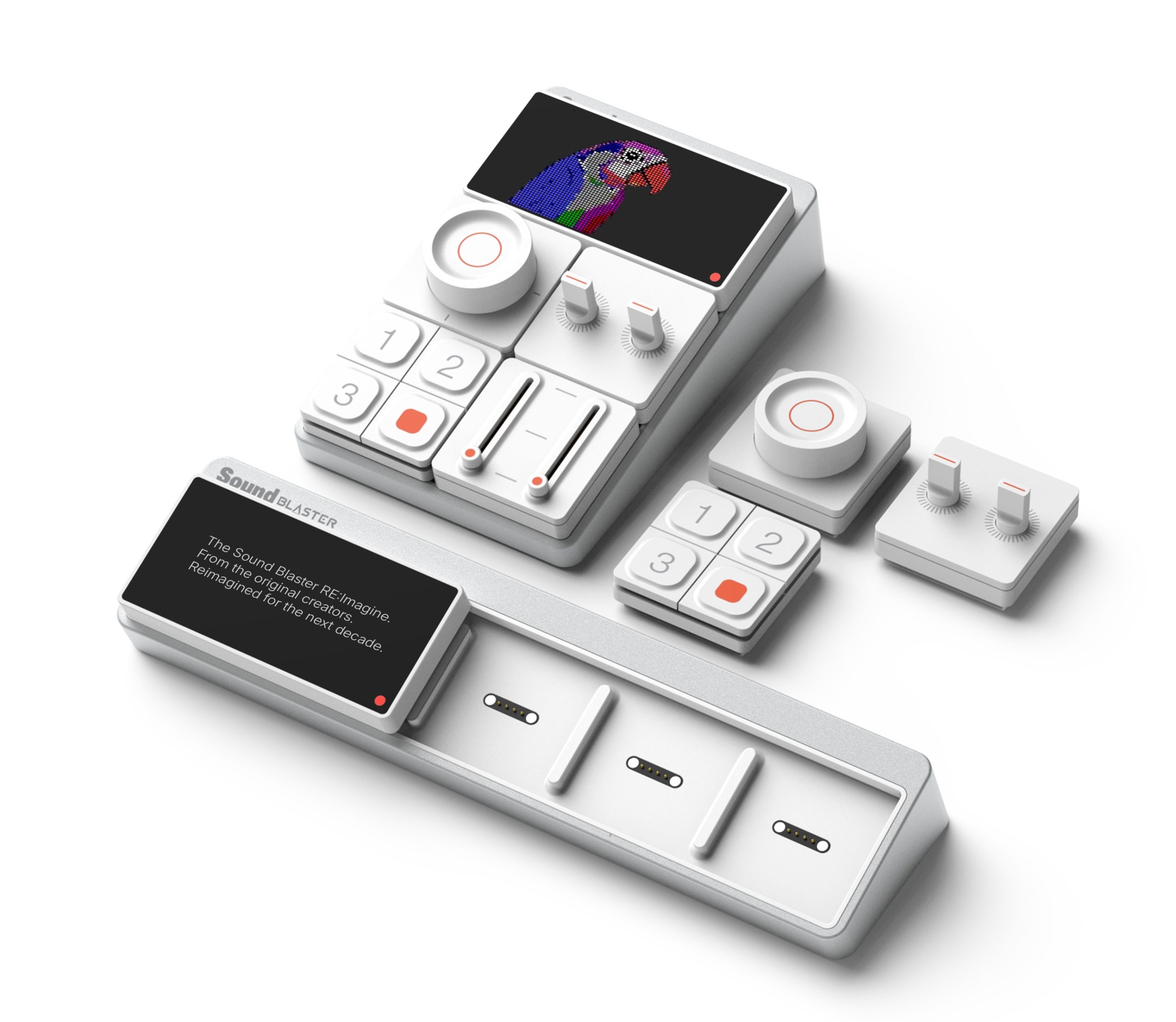 Creative возрождает бренд Sound Blaster: модульный аудиохаб Re:Imagine с 32-битным ЦАП и NPU вышел на Kickstarter