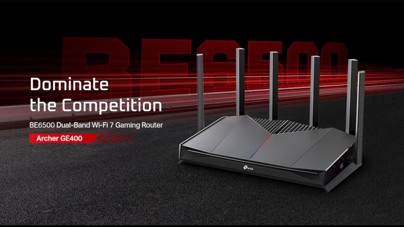 TP-Link вывела на рынок Archer GE400: игровой роутер Wi-Fi 7 со скоростью 6,5 Гбит/с за $220