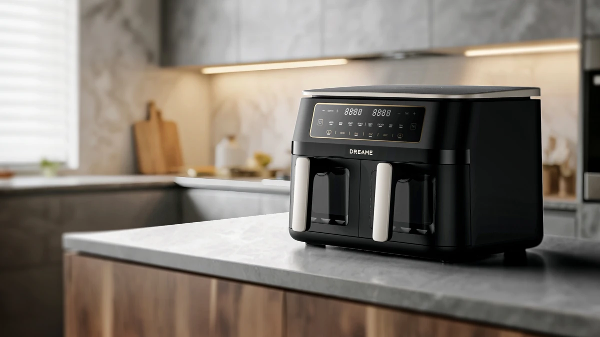 Dreame представила аэрогриль Tasti DZ30 с двумя чашами и технологией 360° Dual-Source Cyclonic Heat