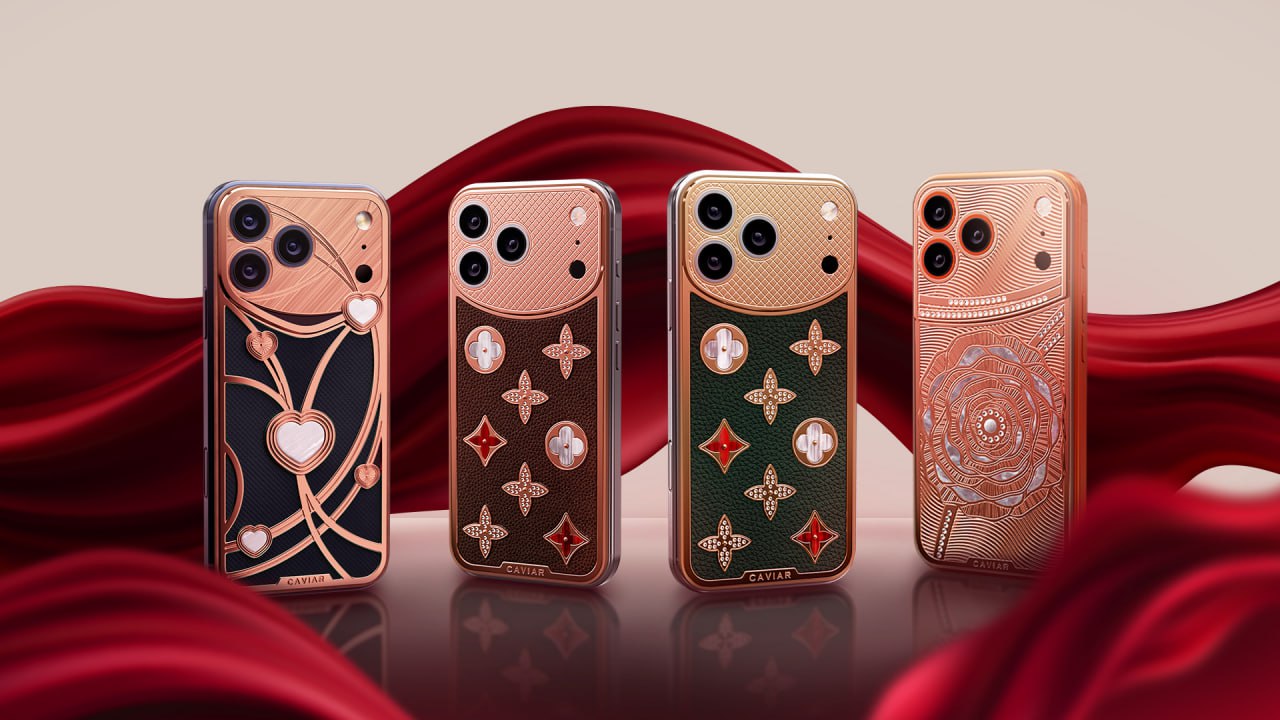 Новогодняя коллекция Caviar Secret Love: представлены праздничные iPhone 17 от 639 тысяч рублей