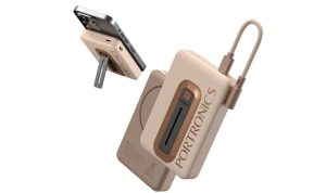 Portronics Revvo: магнитный powerbank 10000 мАч с MagSafe и 22,5-ваттной зарядкой за $17