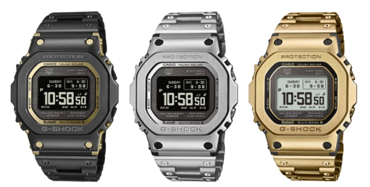 Полностью металлические Casio G-Shock GMW-BZ5000 с MIP-дисплеем и Tough Solar оценены от $605