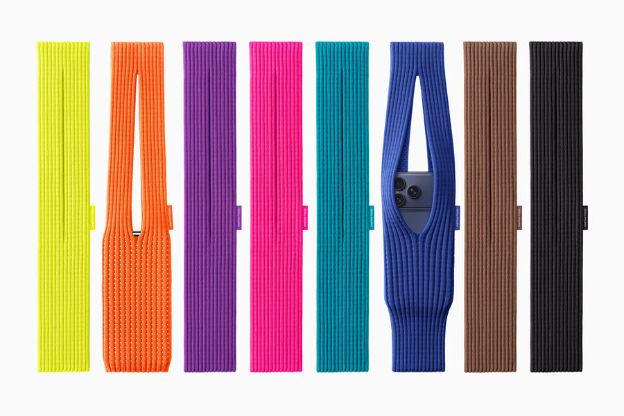 Apple и Issey Miyake представили iPhone Pocket — 3D-вязаную «авоську» для смартфона за 12,5 тыс. рублей