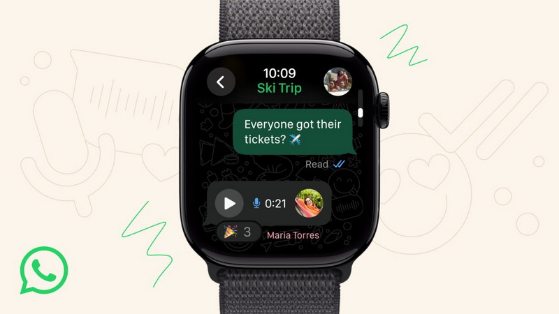 WhatsApp получил полноценное приложение для Apple Watch: чаты, голос и реакции прямо на запястье