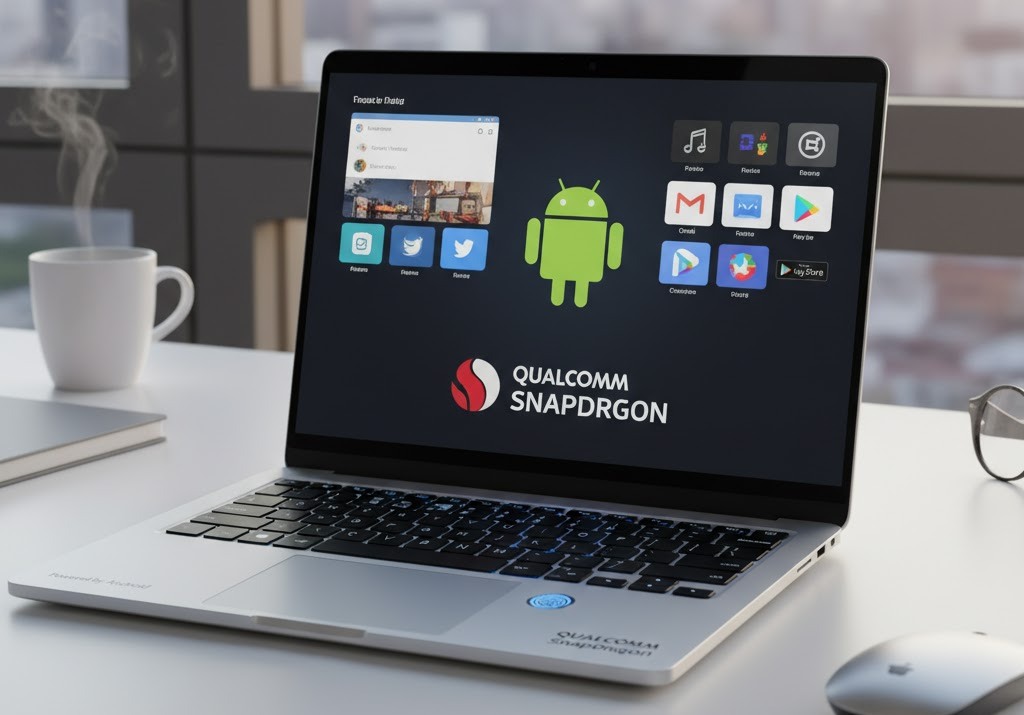 Qualcomm планирует ноутбуки на Android с чипами Snapdragon X – поддержка системы уже в разработке