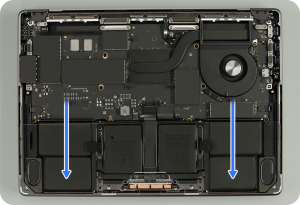 Apple упростила замену батареи в новом MacBook Pro M5 до пары операций