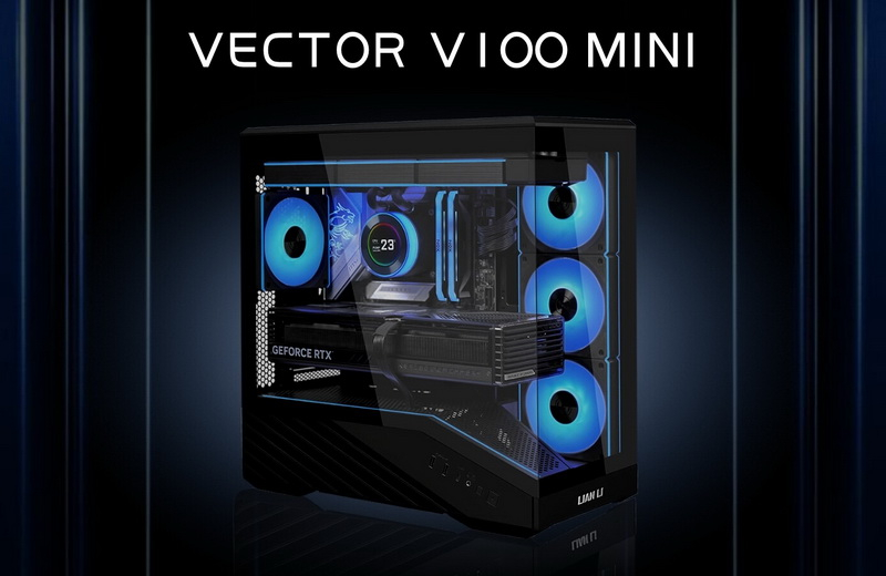 Lian Li представила компактный корпус Vector V100 Mini для мощных Micro-ATX систем