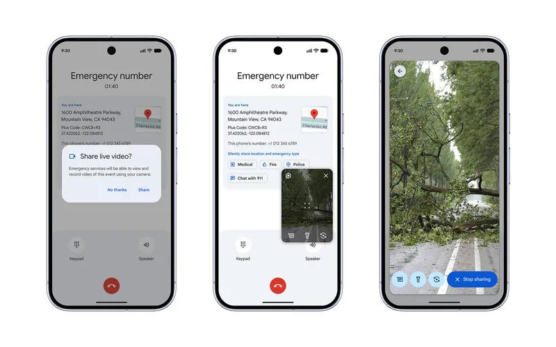 Google запустила Android Emergency Live Video: экстренные службы получат «картинку с места»