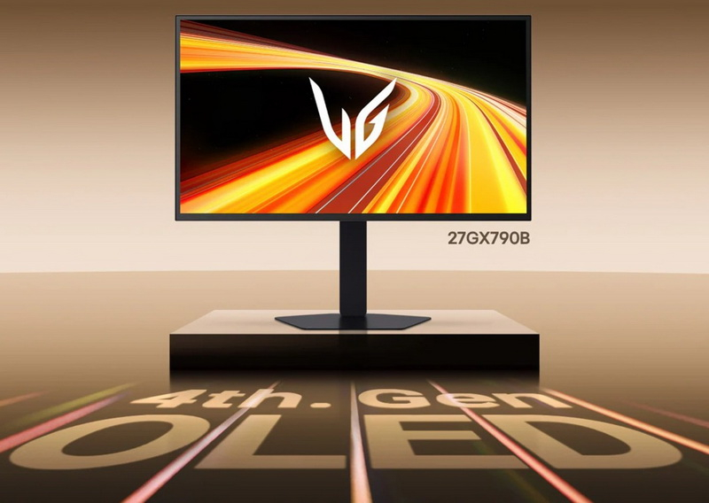 LG представила игровой OLED‑монитор UltraGear 27GX790B-B с частотой обновления до 720 Гц