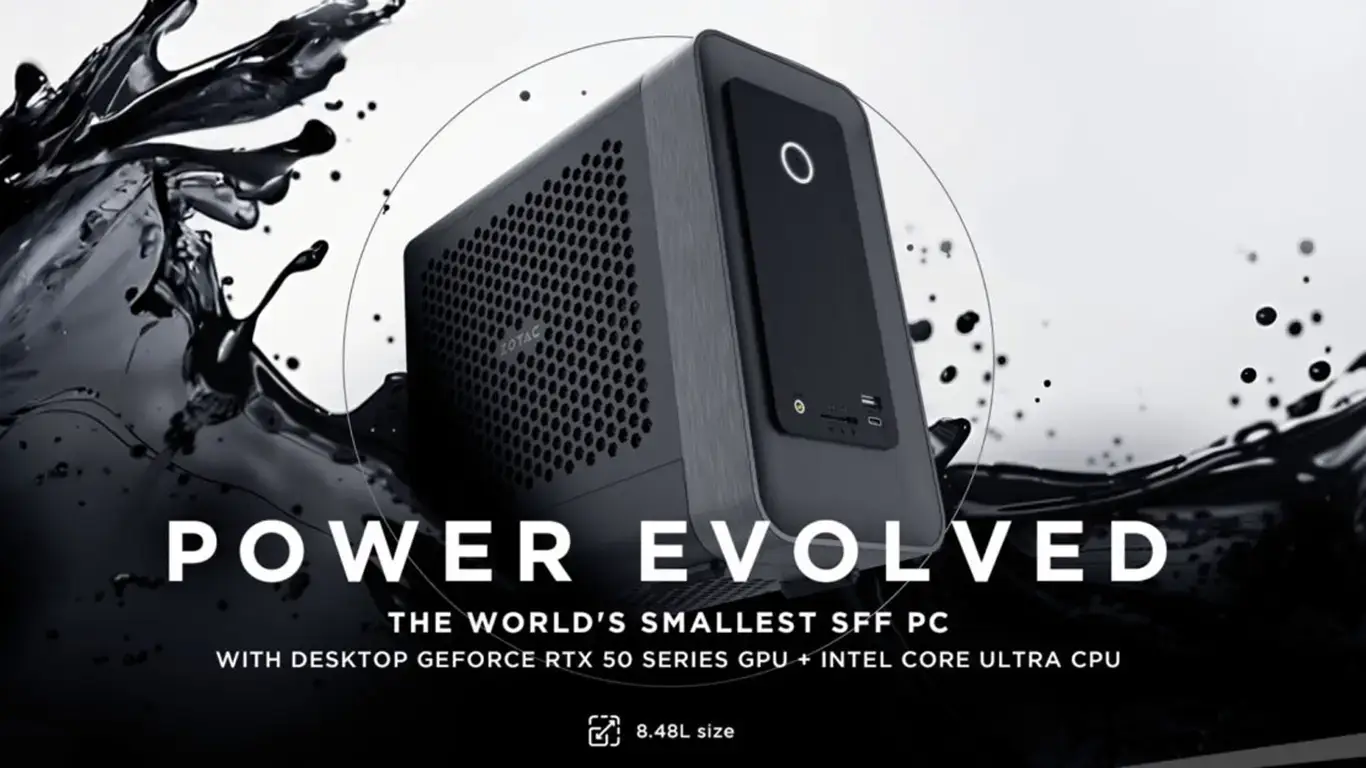 Zotac ZBox Magnus EN275060TC: мини-ПК с десктопной GeForce RTX 5060 Ti без разъёмов питания