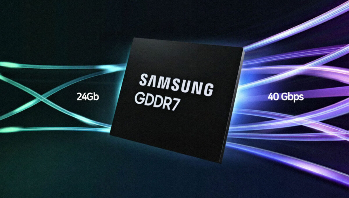 Samsung GDDR7 с эффективной частотой 40 ГГц удостоена президентской награды в Южной Корее