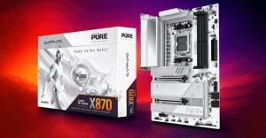 Sapphire представила белую материнскую плату PURE X870A WIFI7 для Ryzen 7000–9000