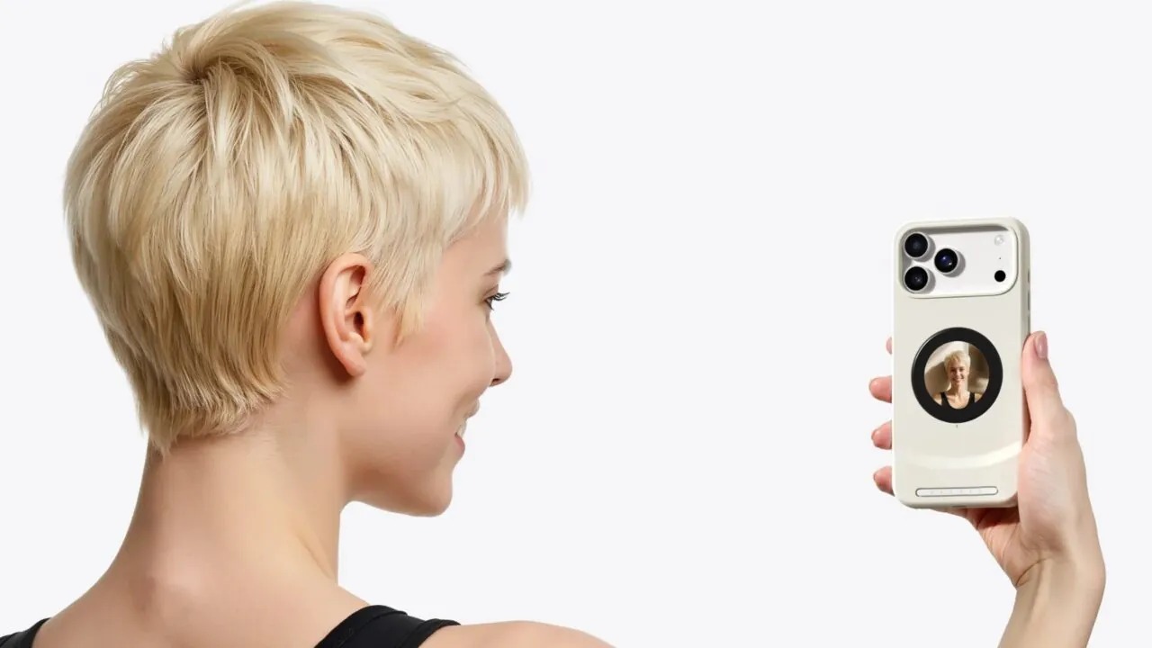 Dockcase Selfix: чехол с AMOLED‑экраном и слотом microSD для iPhone 17 Pro