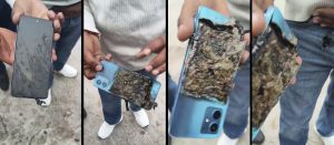 Смартфон Motorola загорелся в кармане владельца и прожег джинсы: опубликовано видео