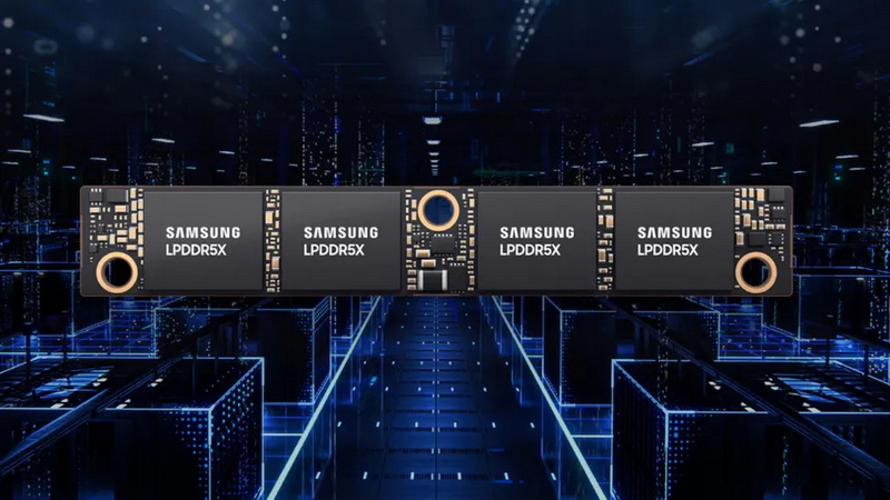 Samsung выводит на рынок энергоэффективную память SOCAMM2 на базе LPDDR5X для ИИ‑серверов
