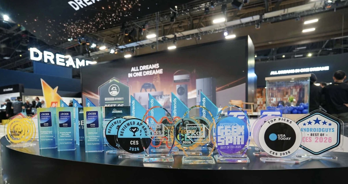 Dreame на CES 2026 представила экосистему умного дома и получила 50 наград