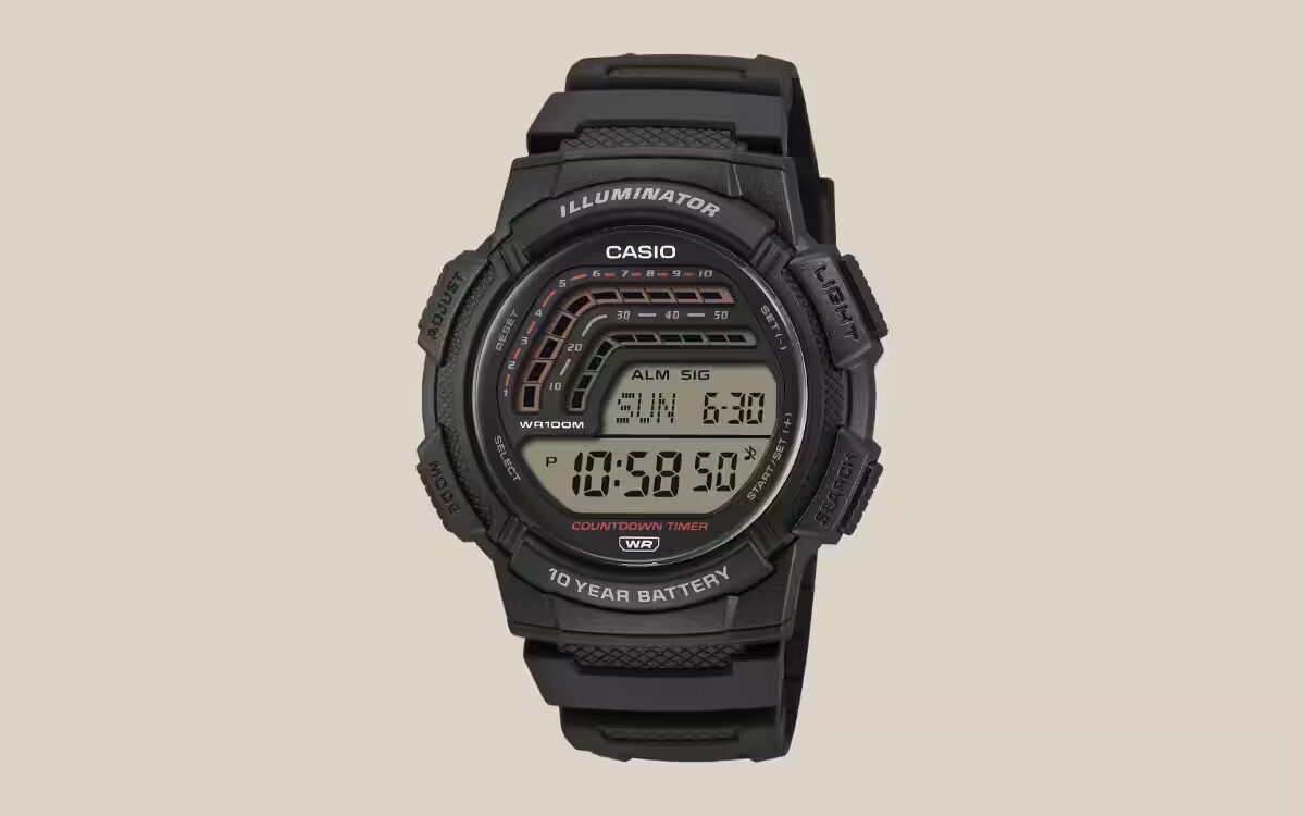 Casio представила доступные спортивные часы WS1800 в ретро-стиле с автономностью до 10 лет