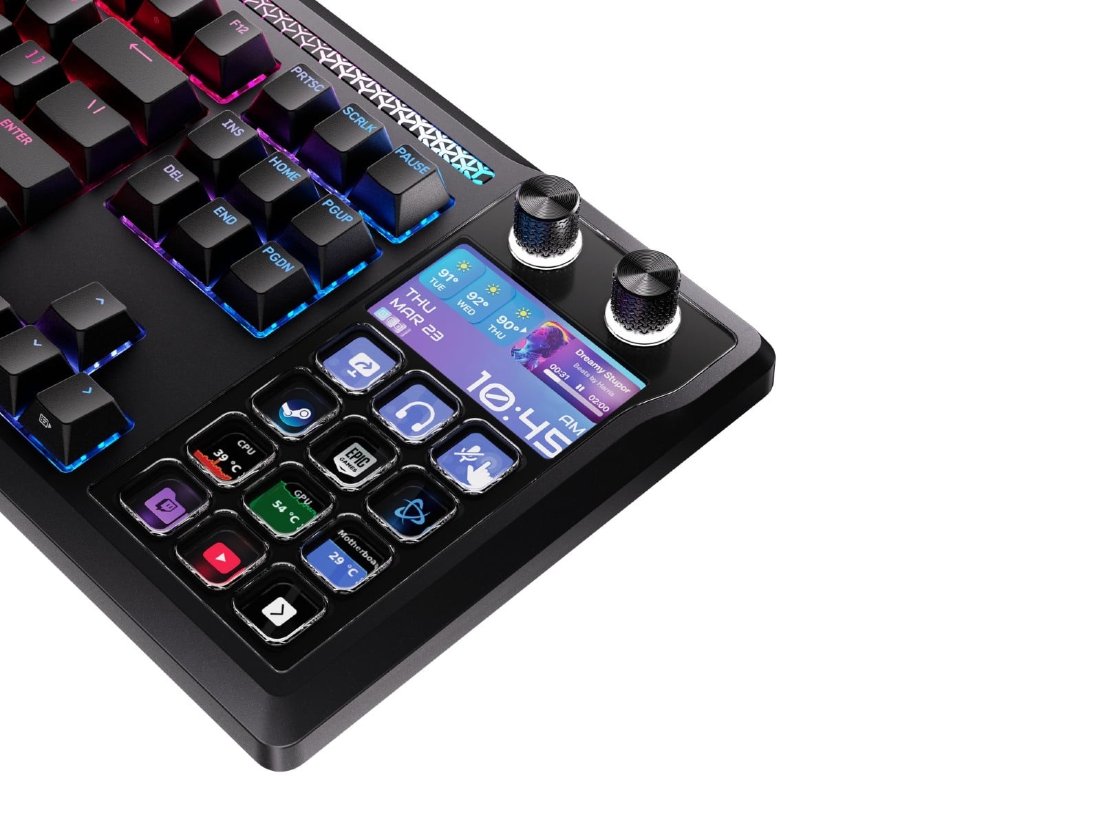 Corsair Galleon 100 SD: клавиатура со встроенным аппаратным Elgato Stream Deck
