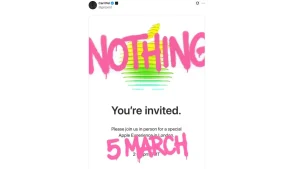 Nothing назначила премьеру смартфонов Phone 4a на 5 марта — сразу после мероприятия Apple