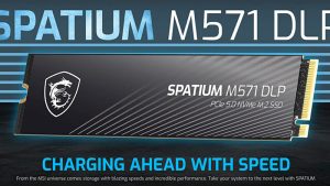 MSI представила SSD Spatium M571 DLP на контроллере Phison E28 с защитой данных