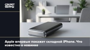 Bloomberg раскрыло детали первого складного iPhone Fold: сроки выхода и ключевые характеристики