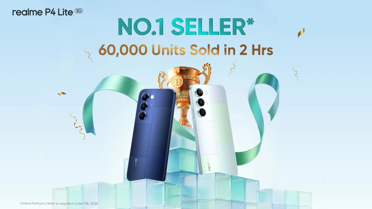 Realme P4 Lite 5G стал хитом продаж в Индии за первые часы