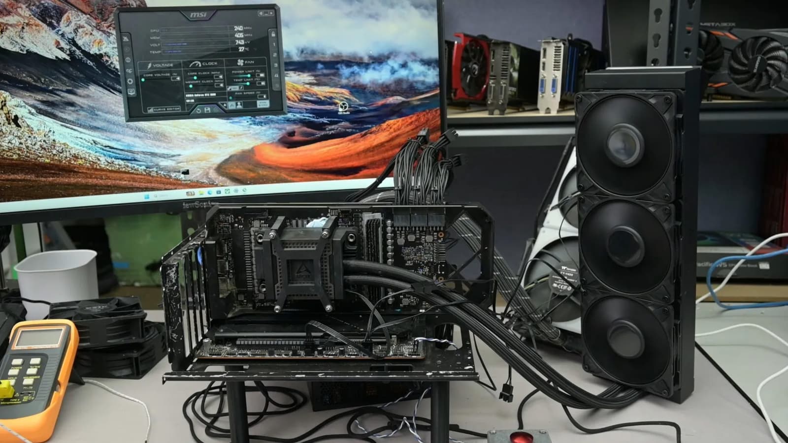 Trashbench оснастил GeForce RTX 3080 серверной СЖО Arctic WS360 и снизил температуру памяти на 54°C