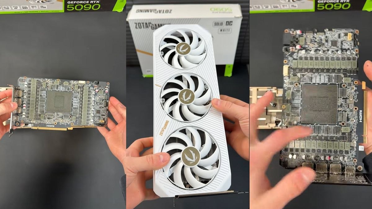 Мошенники начали массово выпаивать чипы из флагманских видеокарт RTX 5090 и возвращать «пустые» платы