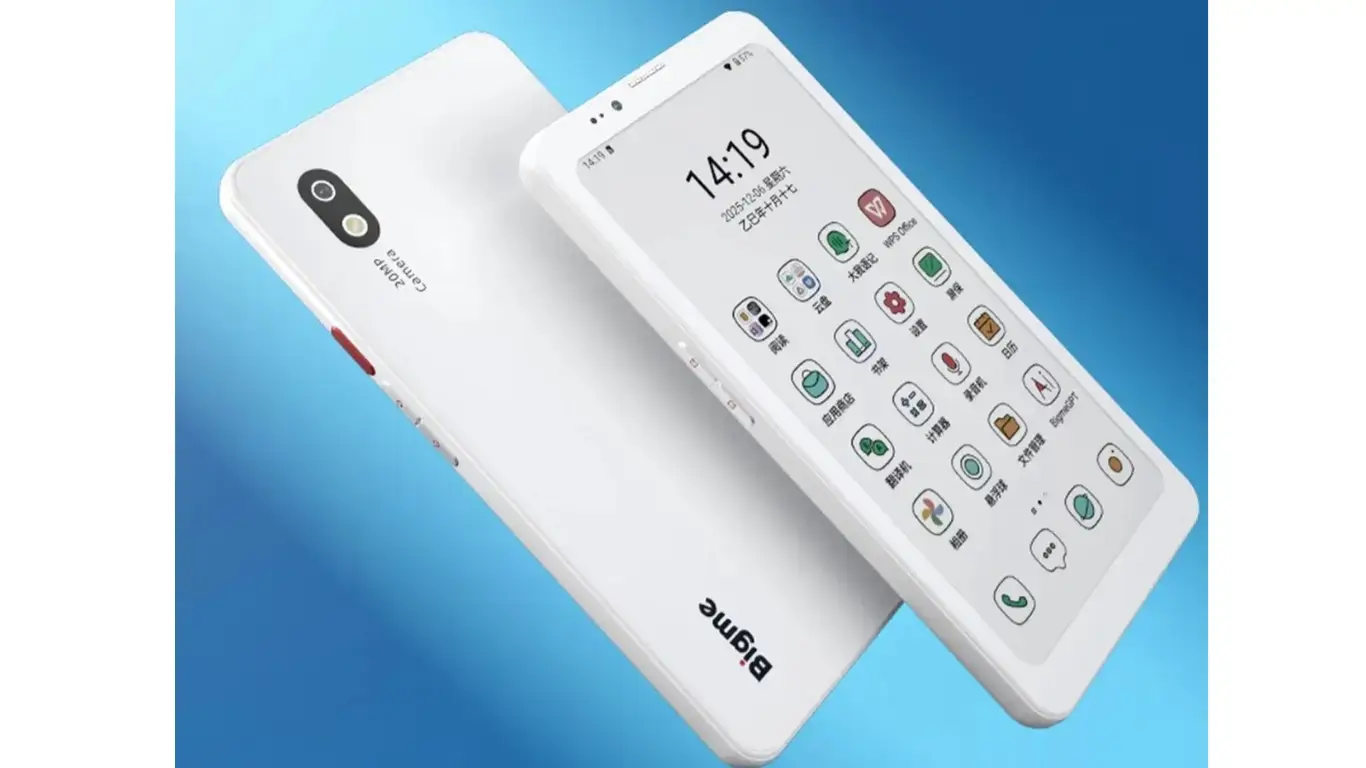 Bigme выпустила смартфон HiBreak Plus с 6,13-дюймовым цветным E-Ink-дисплеем