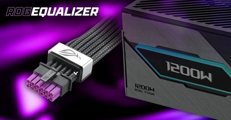 Asus ROG Equalizer: кабель 12V-2x6 для защиты разъёмов видеокарт от перегрева